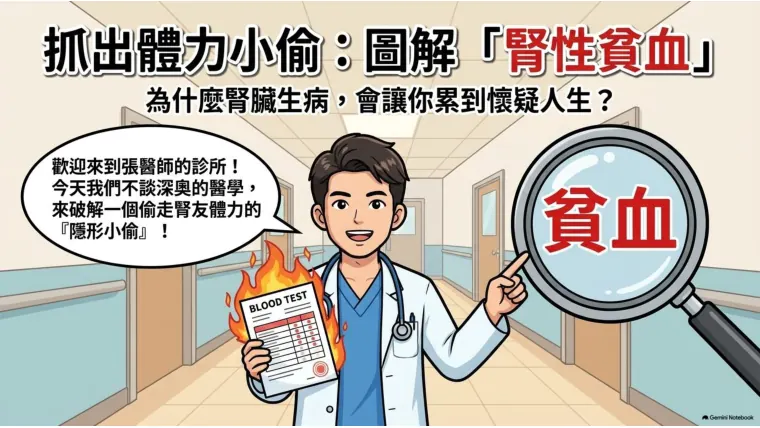 腎性貧血 衛教漫畫封面