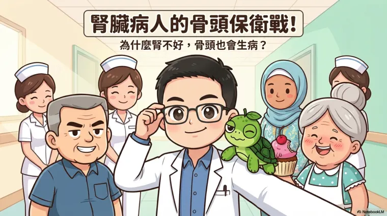 腎性骨病變 衛教漫畫封面