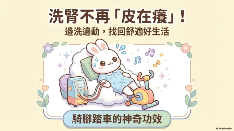 血液透析時可以做的運動 衛教漫畫封面