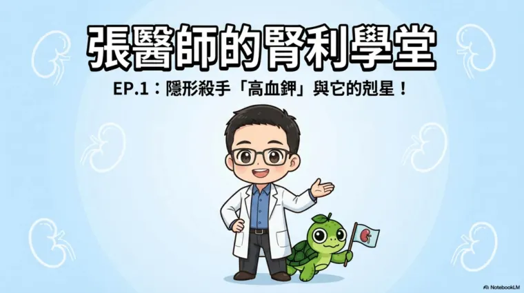 高血鉀的危險 衛教漫畫封面